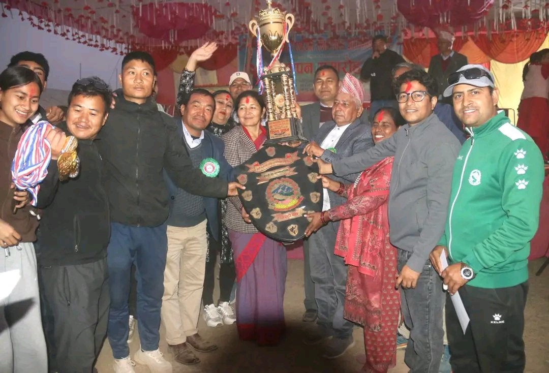 घोराहीको १८औं राष्ट्रपति रनिङ शिल्डको उपाधि गोरखा स्कूल घोराहीलाई