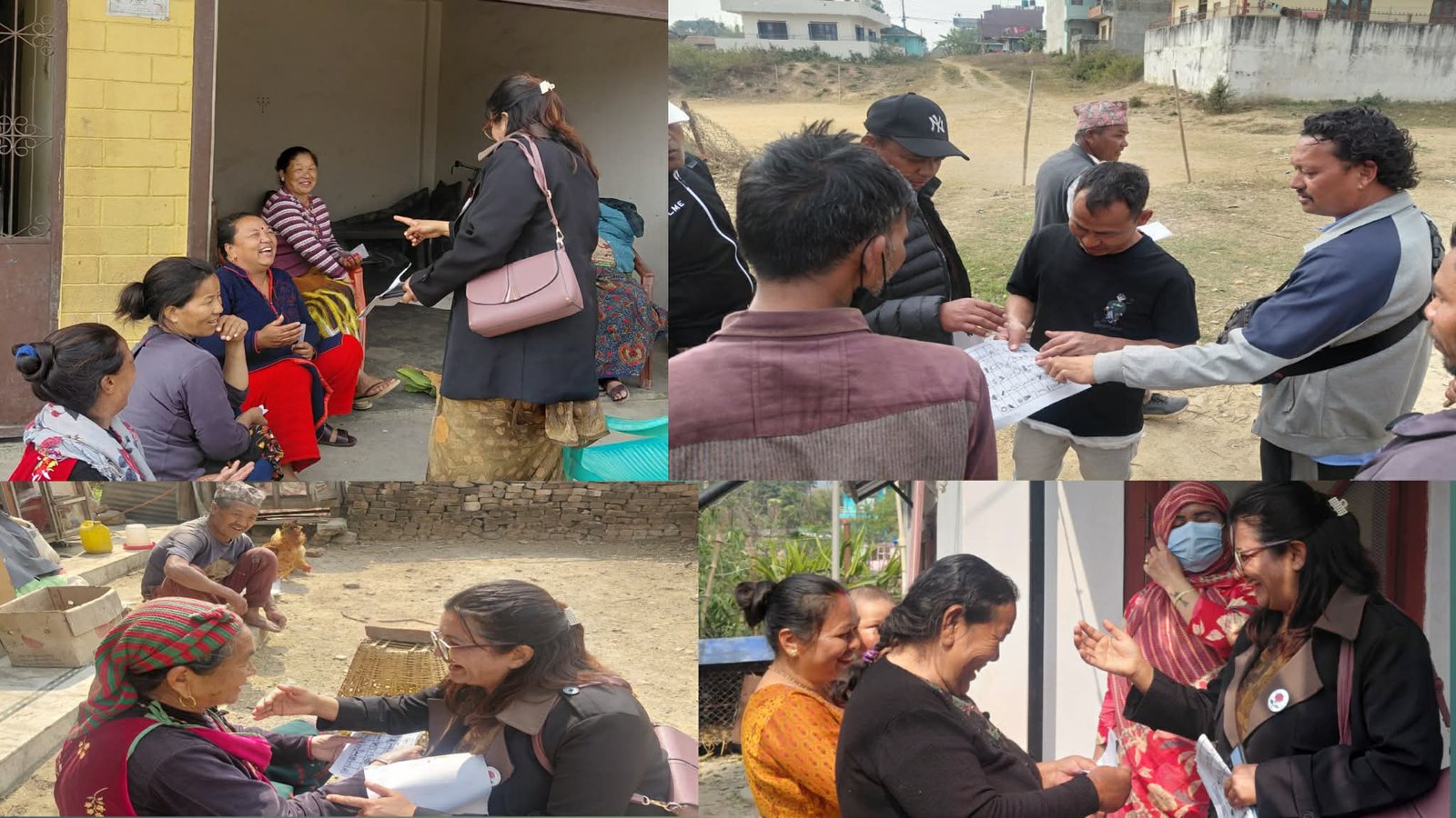 घरदैलो अभियानमा माओवादीका उम्मेदवार पुग्दा मतदातामा  थपिँदै उत्साह