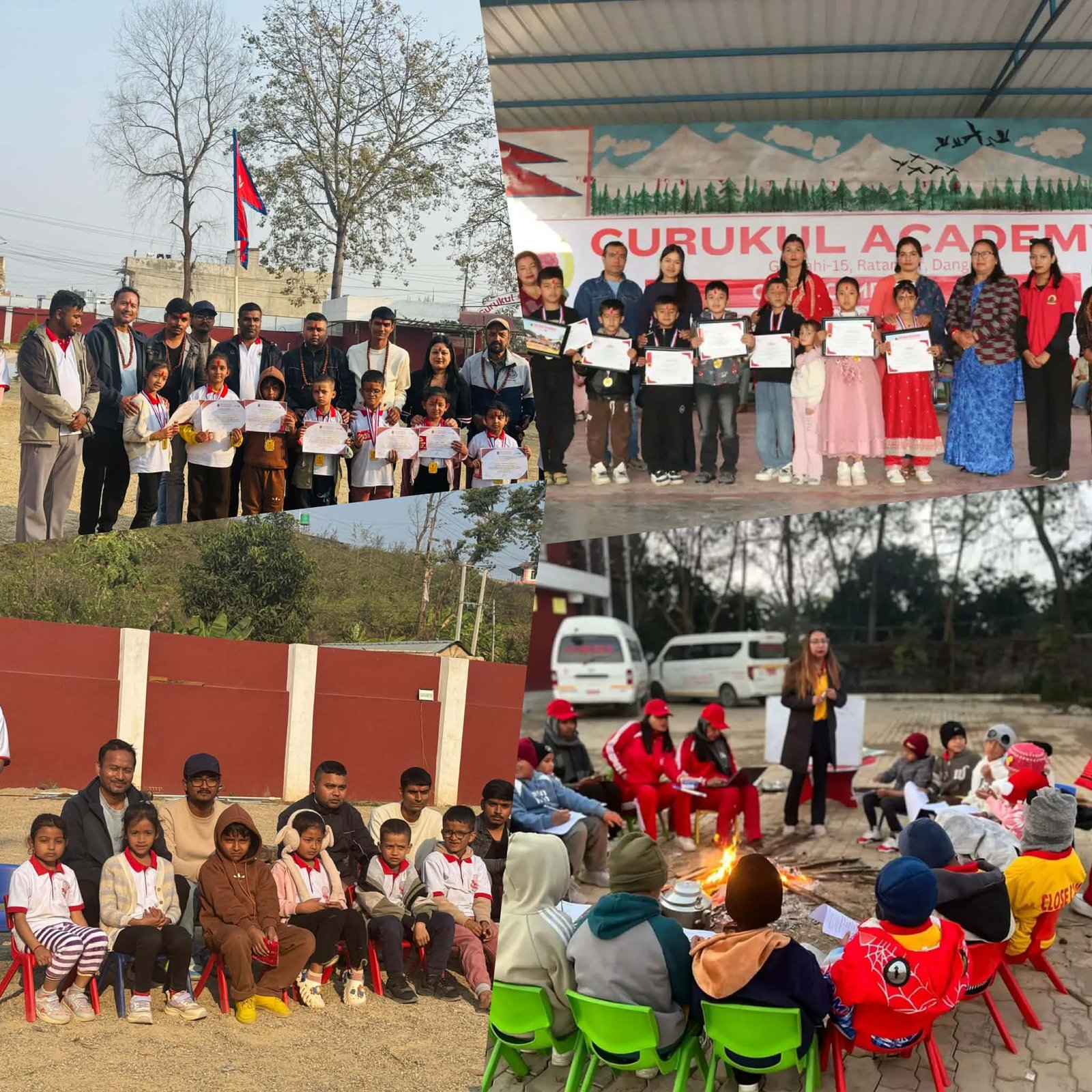 गुरुकुल एकेडेमीको कक्षा २ का विद्यार्थीका लागि बन्द शिविर सम्पन्न