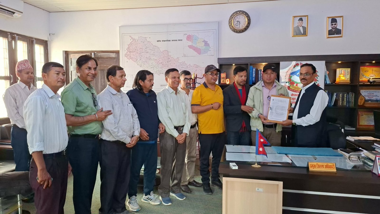 विज्ञापन वितरण नीतिप्रति आपत्ति, महासंघ दाङद्वारा प्रधानमन्त्रीलाई ध्यानाकर्षण