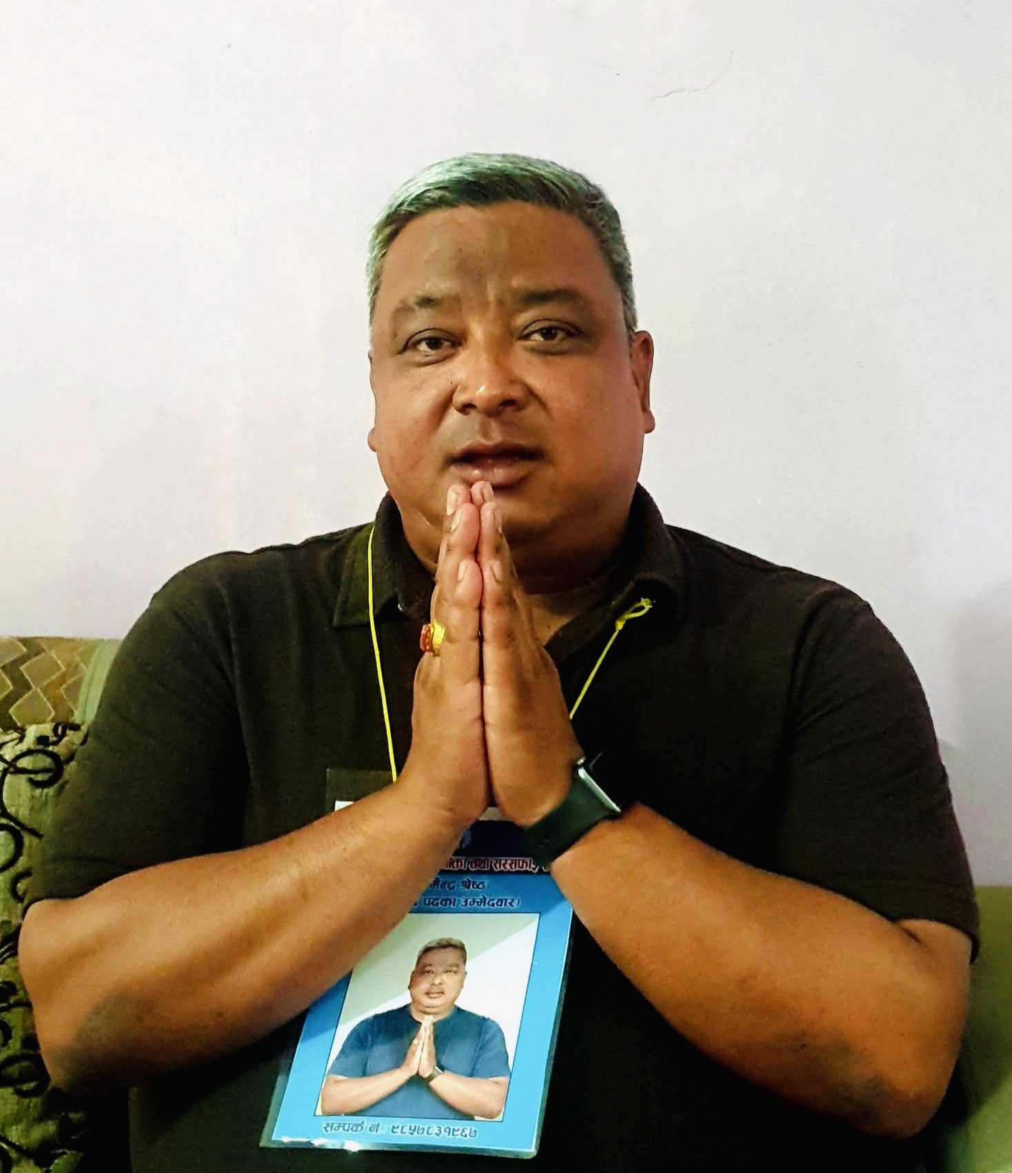 पानीको सेवामा समर्पित धर्मेन्द्र श्रेष्ठको पुनः सचिवमा दोहोरिने चाहना