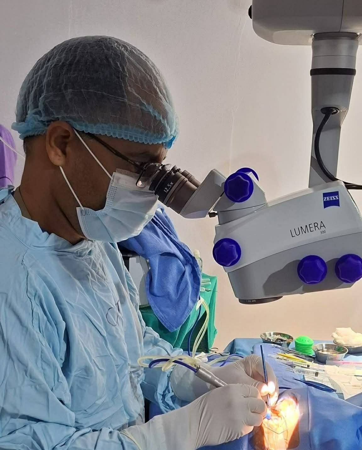 राप्ती प्रतिष्ठानमा १४० जना बिरामीको आँखाको जटिल रोगको उपचार