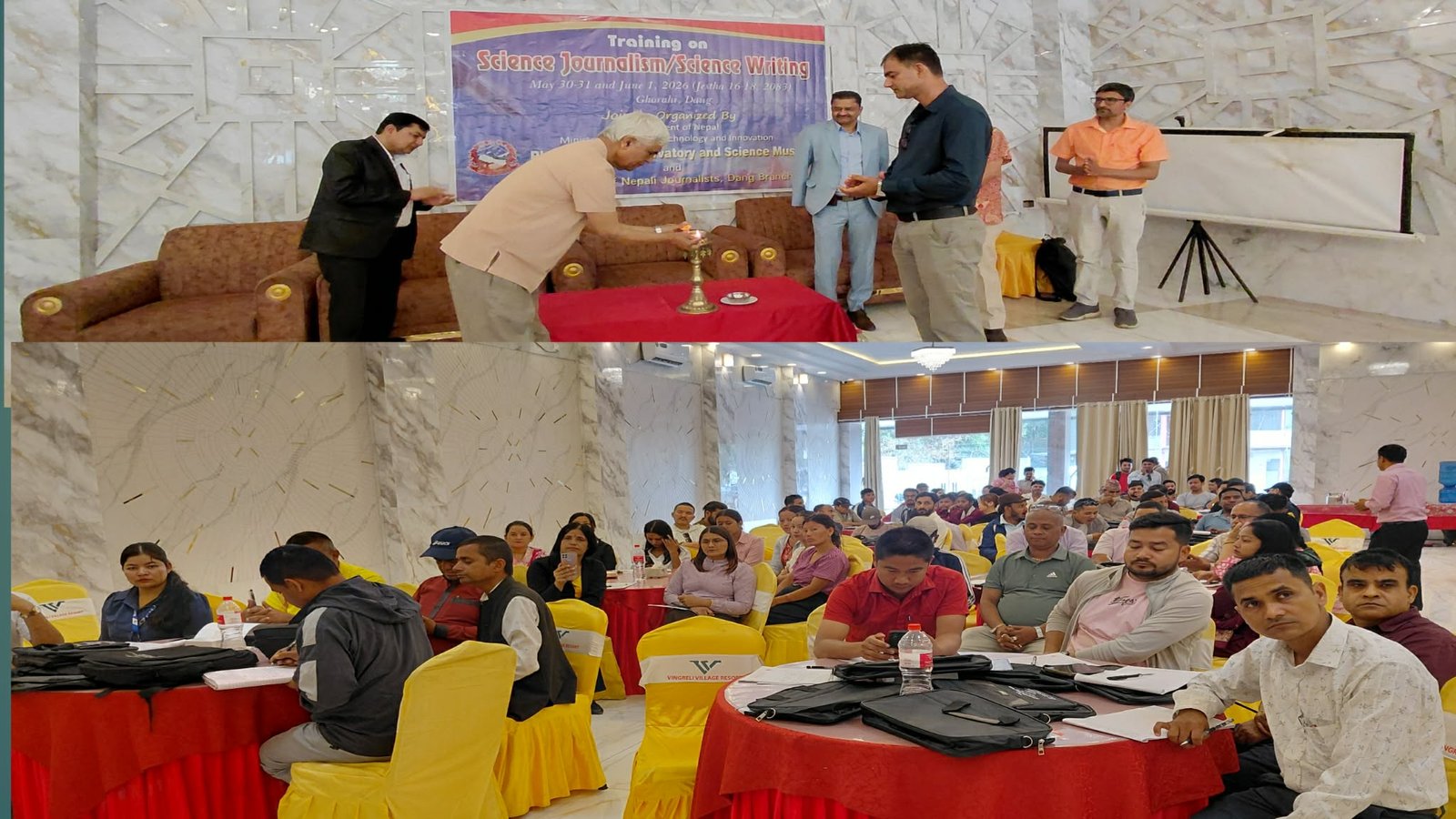 घोराहीमा तीनदिने विज्ञान पत्रकारिता तथा विज्ञान लेखनसम्बन्धी तालिम सुरु