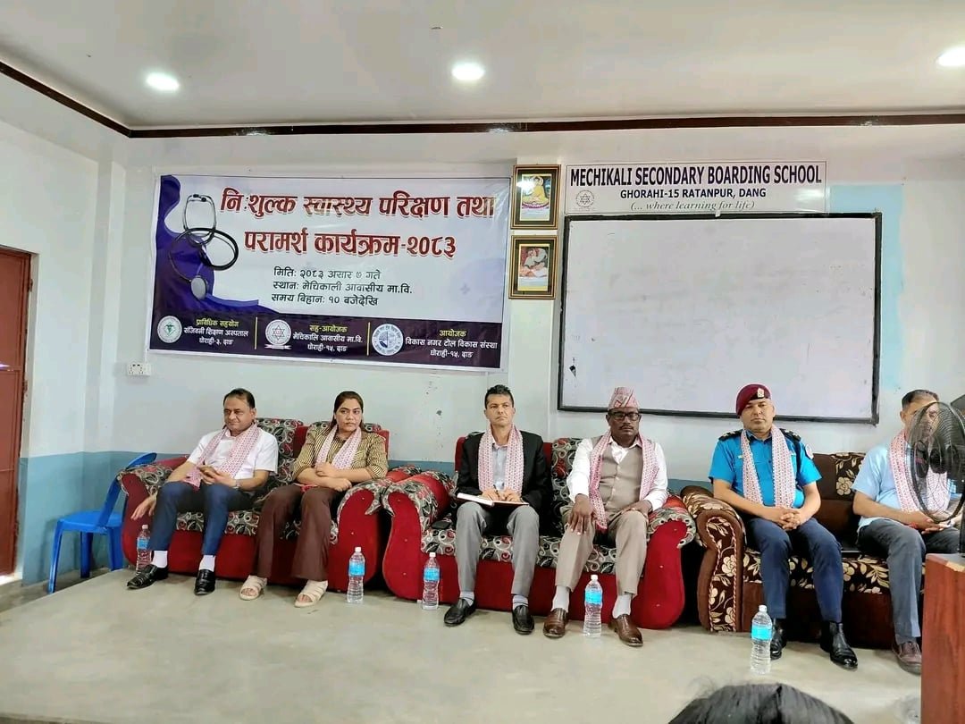 स्वास्थ्य शिविरमा सयभन्दा बढी महिलाले लिए निःशुल्क स्वास्थ्य परीक्षण 
