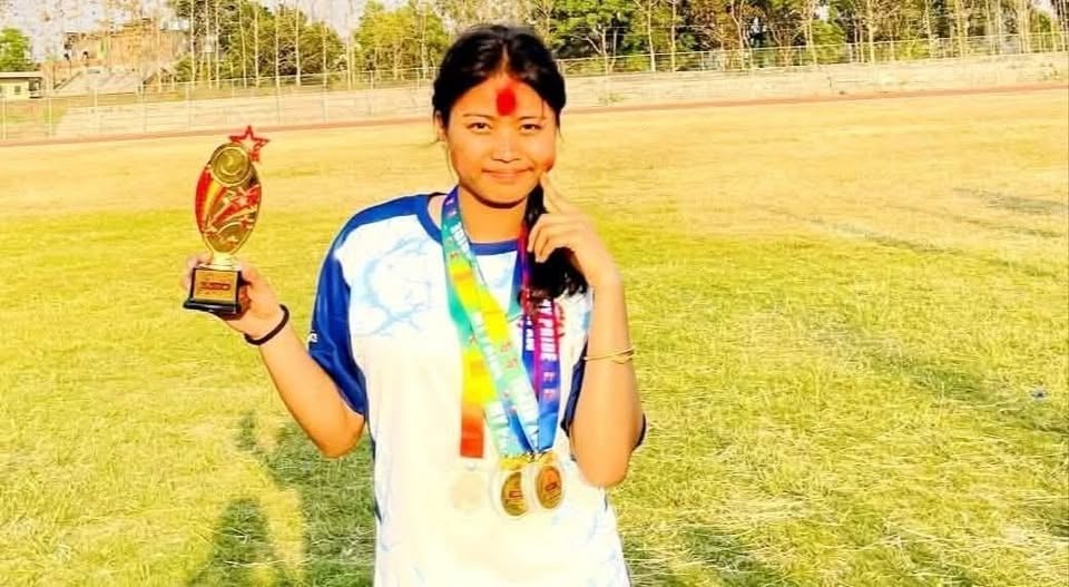 राष्ट्रपति रनिङ शिल्डमा गुरुकुलकी छात्रा गरिमाको ऐतिहासिक सफलता : दुई स्वर्णसहित चार पदक
