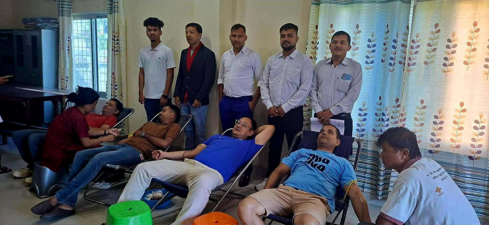 विश्व रक्तदान दिवसमा त्रिभुवन नगर जेसिजद्वारा बृहत रक्तदान कार्यक्रम, ४९ जनाले गरे रक्तदान