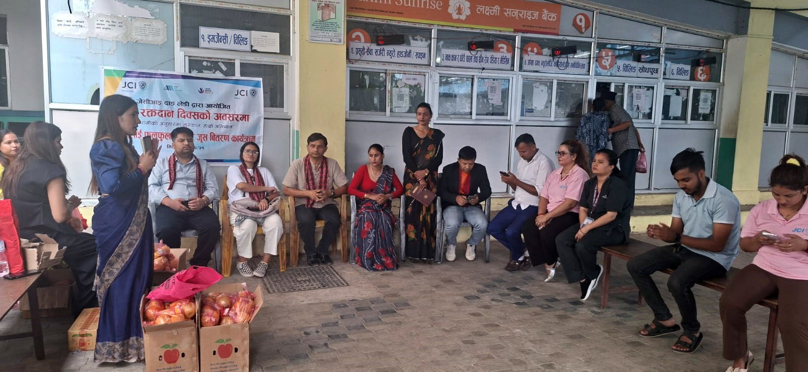 विश्व रक्तदान दिवसको अवसरमा दाङ महिला जेसिजद्वारा मानवीय सेवा