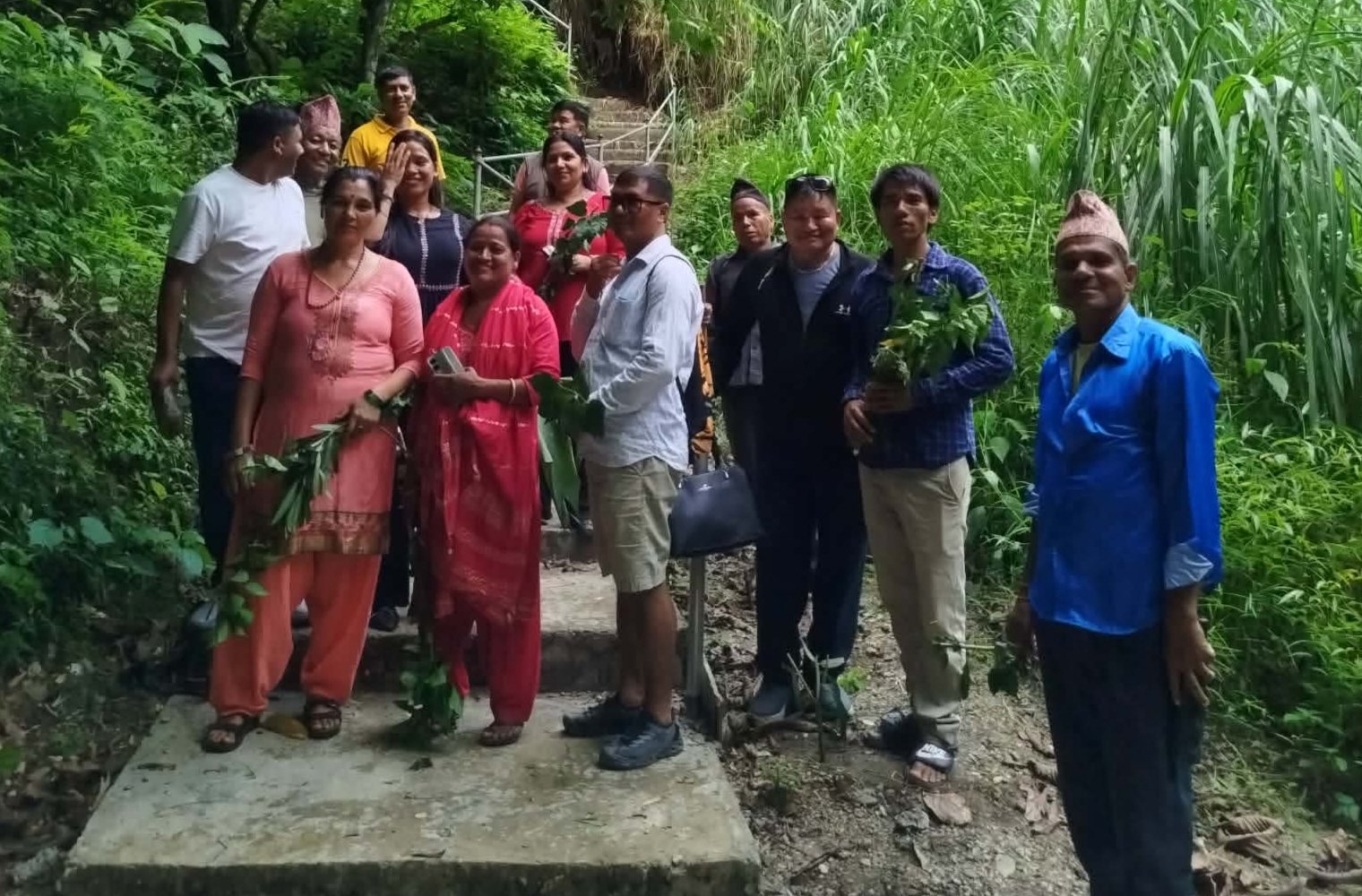 ज्यामिरे दहमा वृक्षारोपण