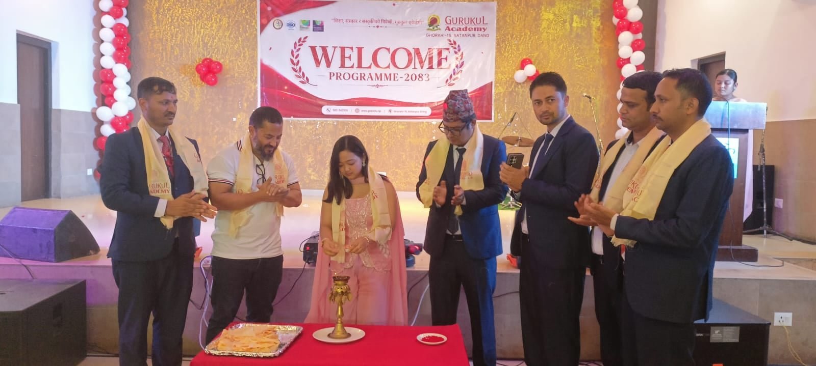 गुरुकुल एकेडेमी प्लस टुमा कक्षा ११ का नवआगन्तुक विद्यार्थीलाई भव्य स्वागत