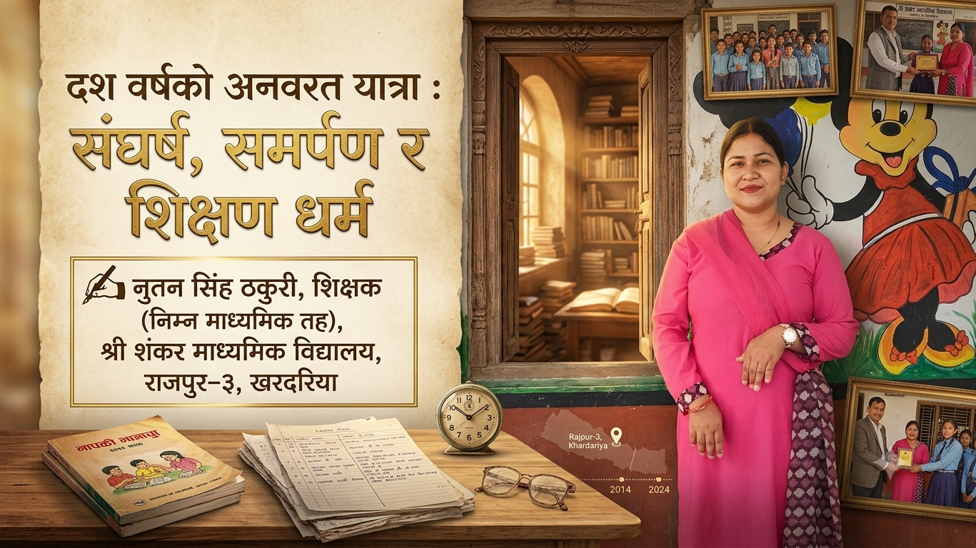 दश वर्षको अनवरत यात्रा : संघर्ष, समर्पण र शिक्षण धर्म