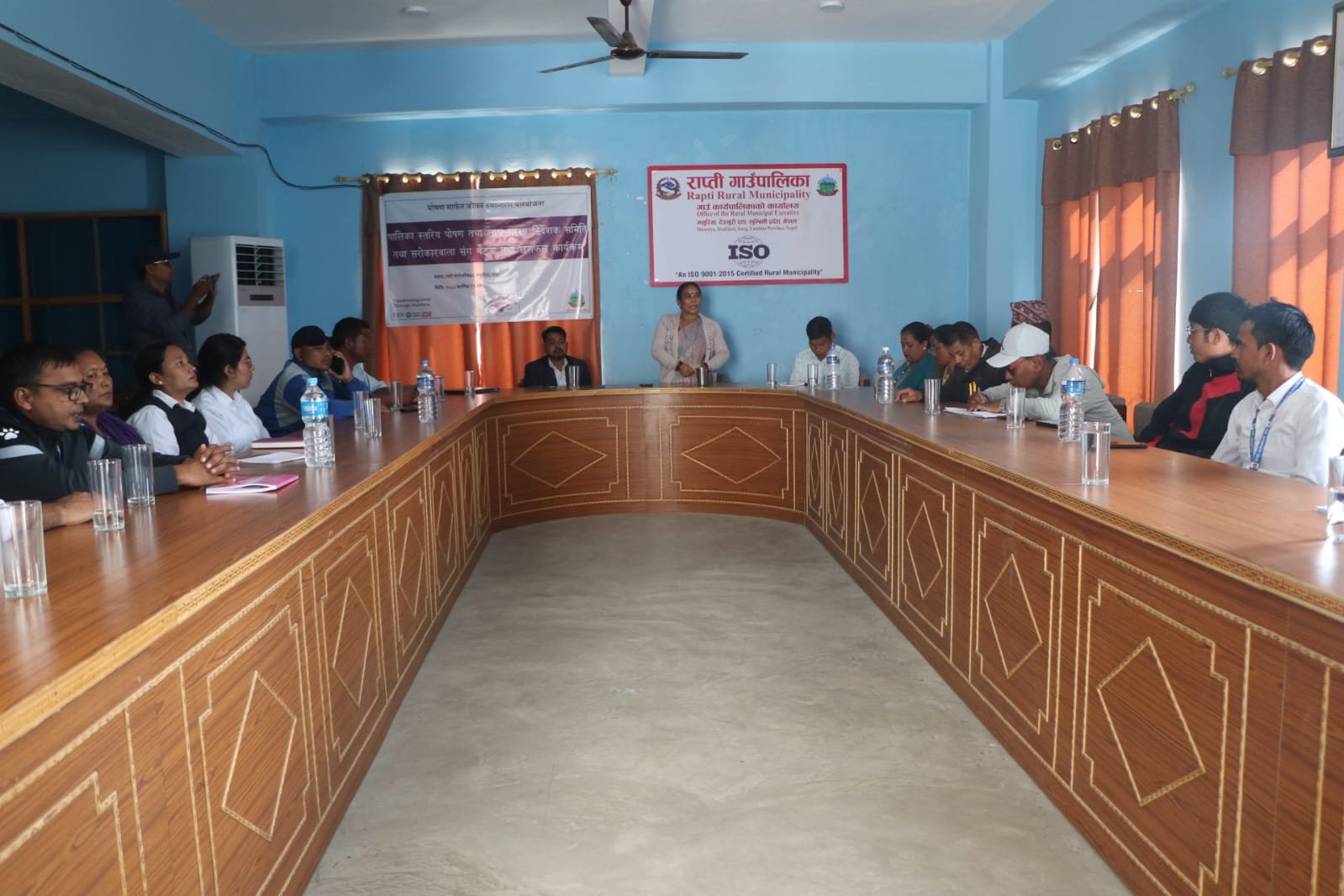 राप्तीमा पालिकास्तरीय पोषण तथा खाद्य सुरक्षा निर्देशक समिति र सरोकारवालाबीच बैठक
